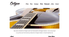 Desktop Screenshot of octiganguitars.com